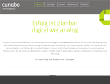 Tablet Screenshot of cunabo.com
